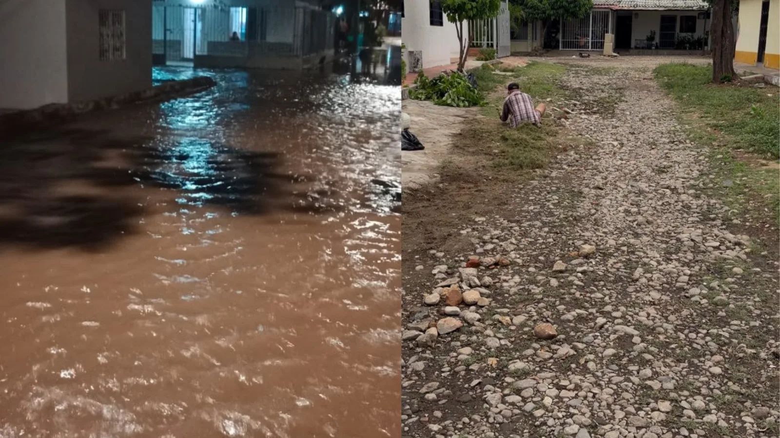 Más de 60 años entre inundaciones: comunidad del Edgardo Pupo Pupo reclama pavimentación