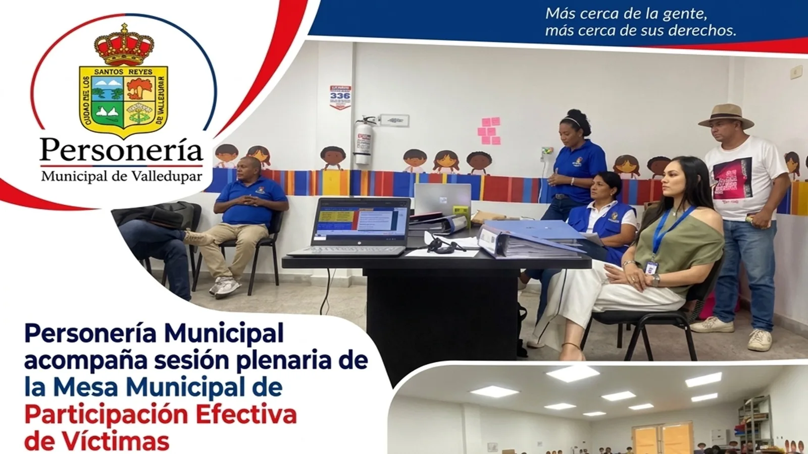 Personería de Valledupar acompaña a víctimas del conflicto en jornada de participación efectiva
