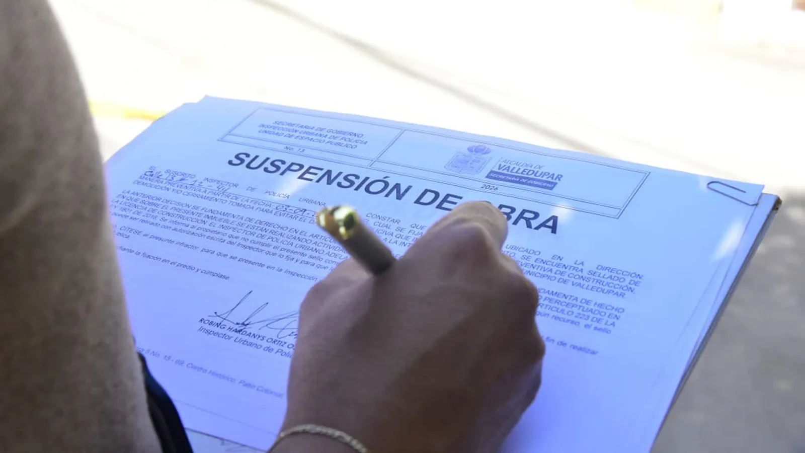 ¡Más de 80 obras suspendidas! Alcaldía intensifica controles contra construcciones irregulares en Valledupar