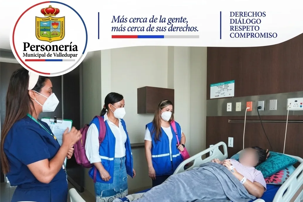 Personería de Valledupar acompaña a paciente que requiere continuidad en su atención médica