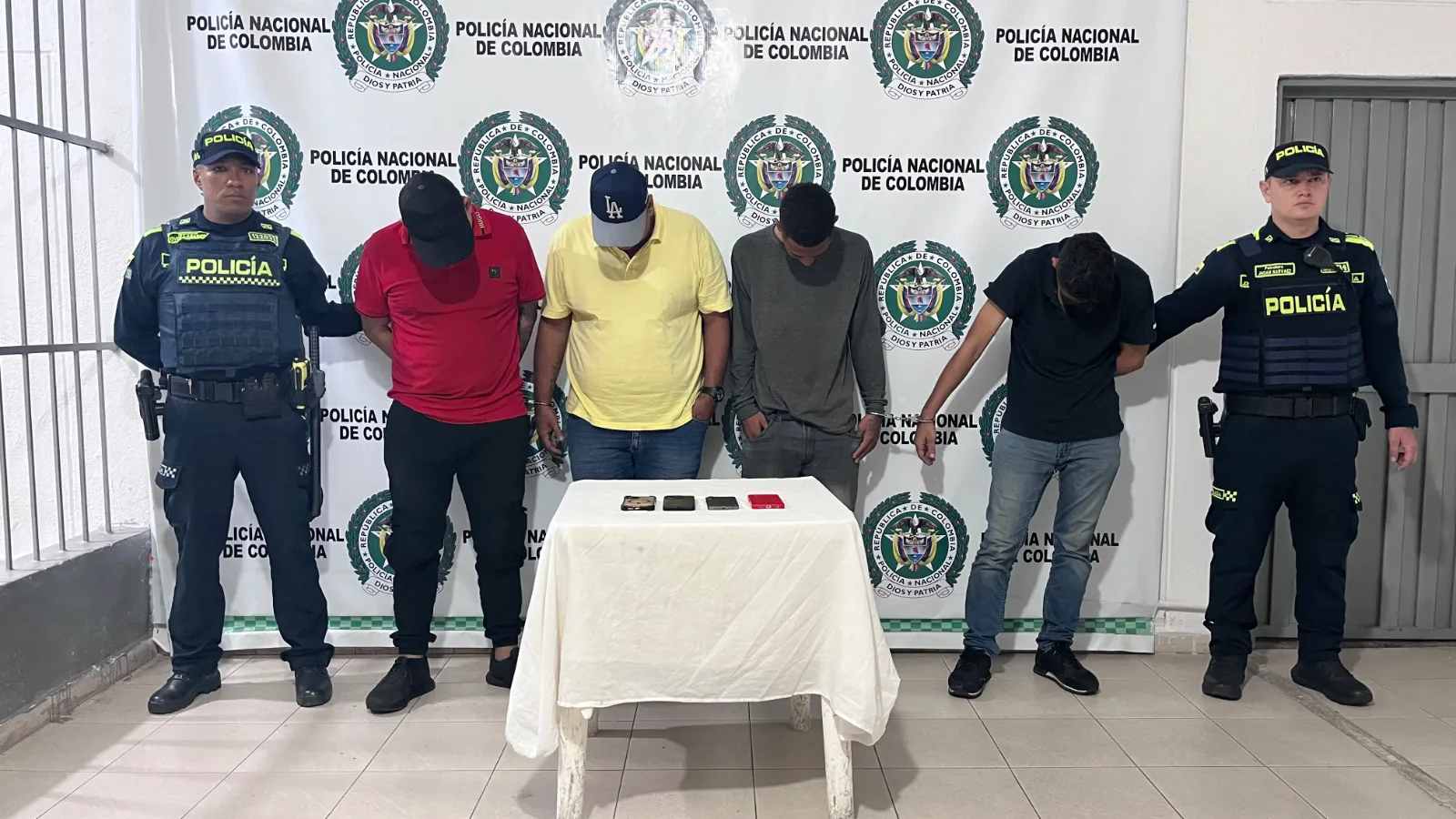 Cuatro personas fueron capturadas en Valledupar por presunto fleteo