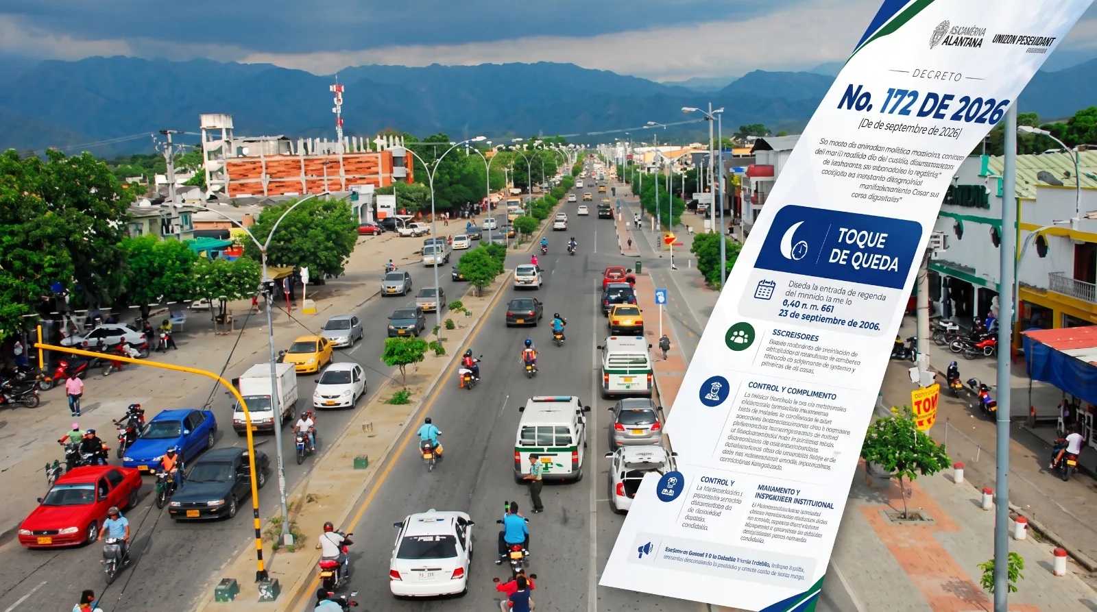 Alcaldía de Aguachica decreta toque de queda y ley seca tras ataque contra la estación de Policía