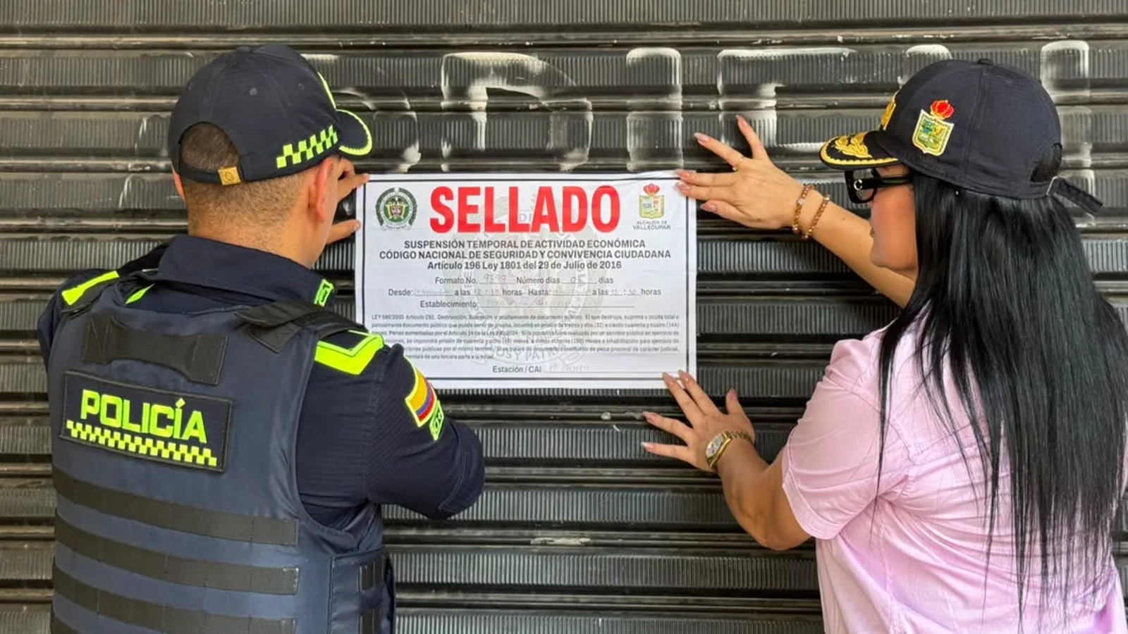 Sellan bar frente a colegio de Valledupar por incumplir horario de funcionamiento