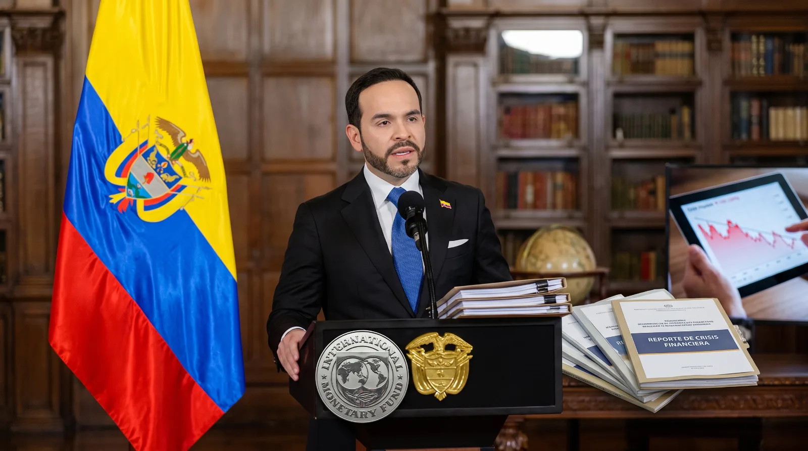 De la Espriella anuncia conversaciones con el FMI ante la crisis de las finanzas públicas