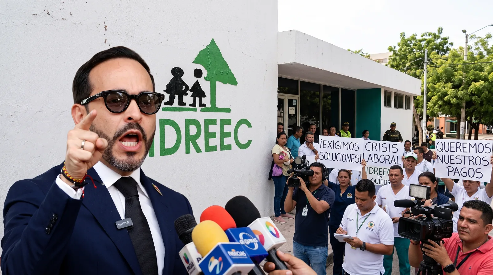 / EXCLUSIVO/ Presidencia remite a cinco entidades la solicitud de intervención al IDREEC por crisis laboral y financiera