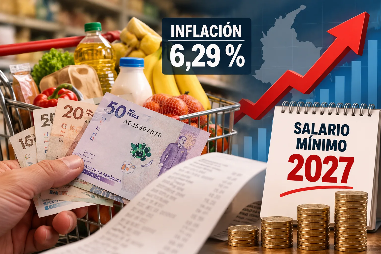Inflación de septiembre llega al 6,29 % y empieza a marcar la discusión del salario mínimo de 2027