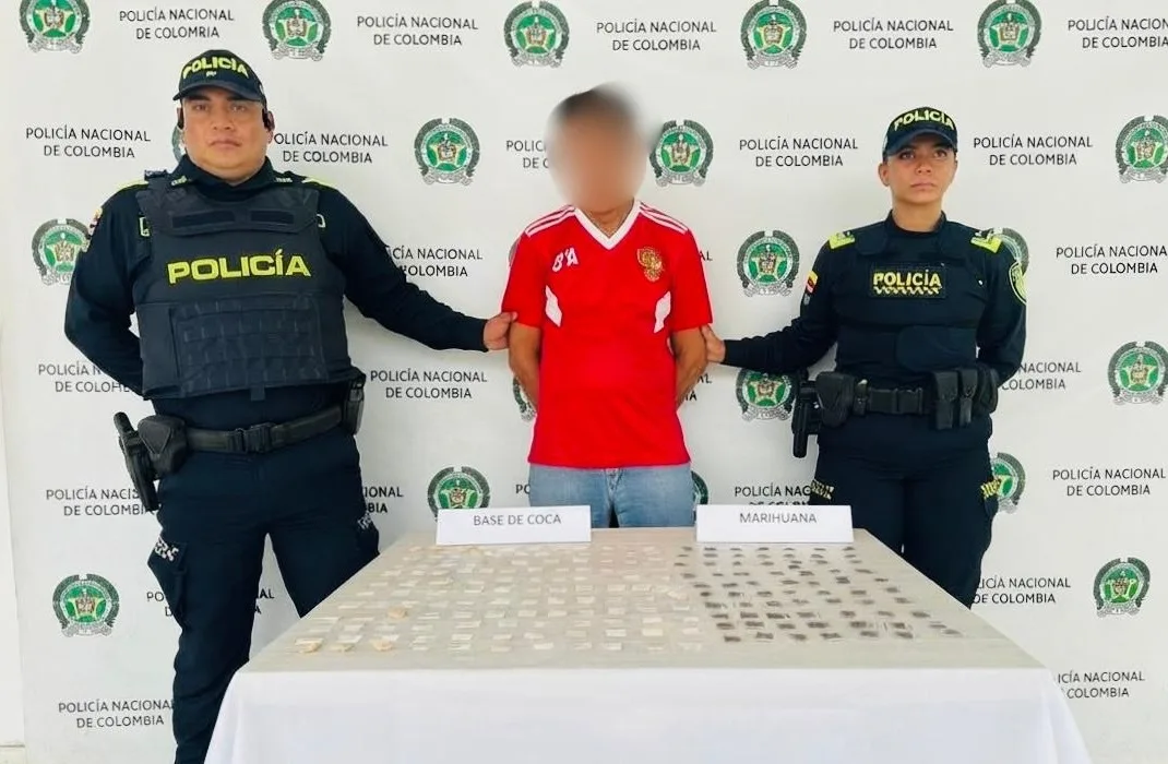 Incautan 190 dosis de droga durante allanamiento en San Roque, Curumaní
