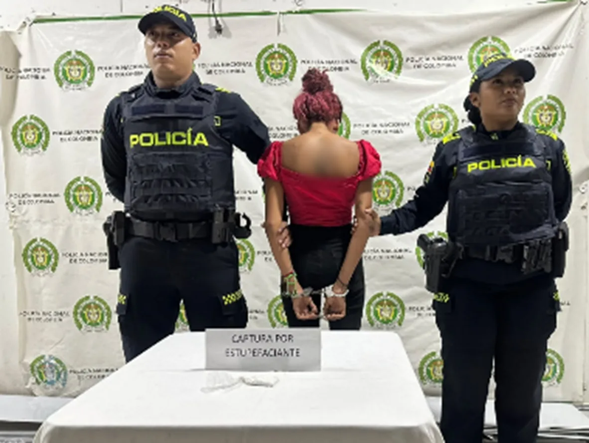 Mujer de 18 años fue capturada con cocaína en Chiriguaná