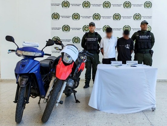 Tres personas fueron capturadas por presunta extorsión a comerciantes en Valledupar