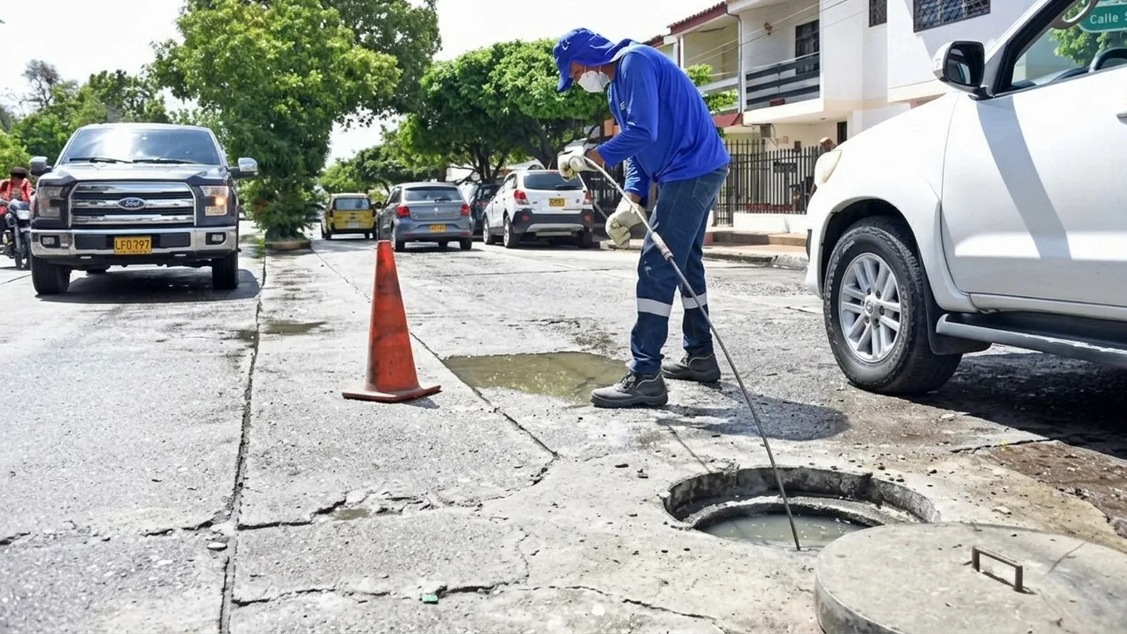 ¡Atención, Valledupar! Emdupar soluciona rebosamiento en la carrera 12 con calle 9C y anuncia intervención en la zona