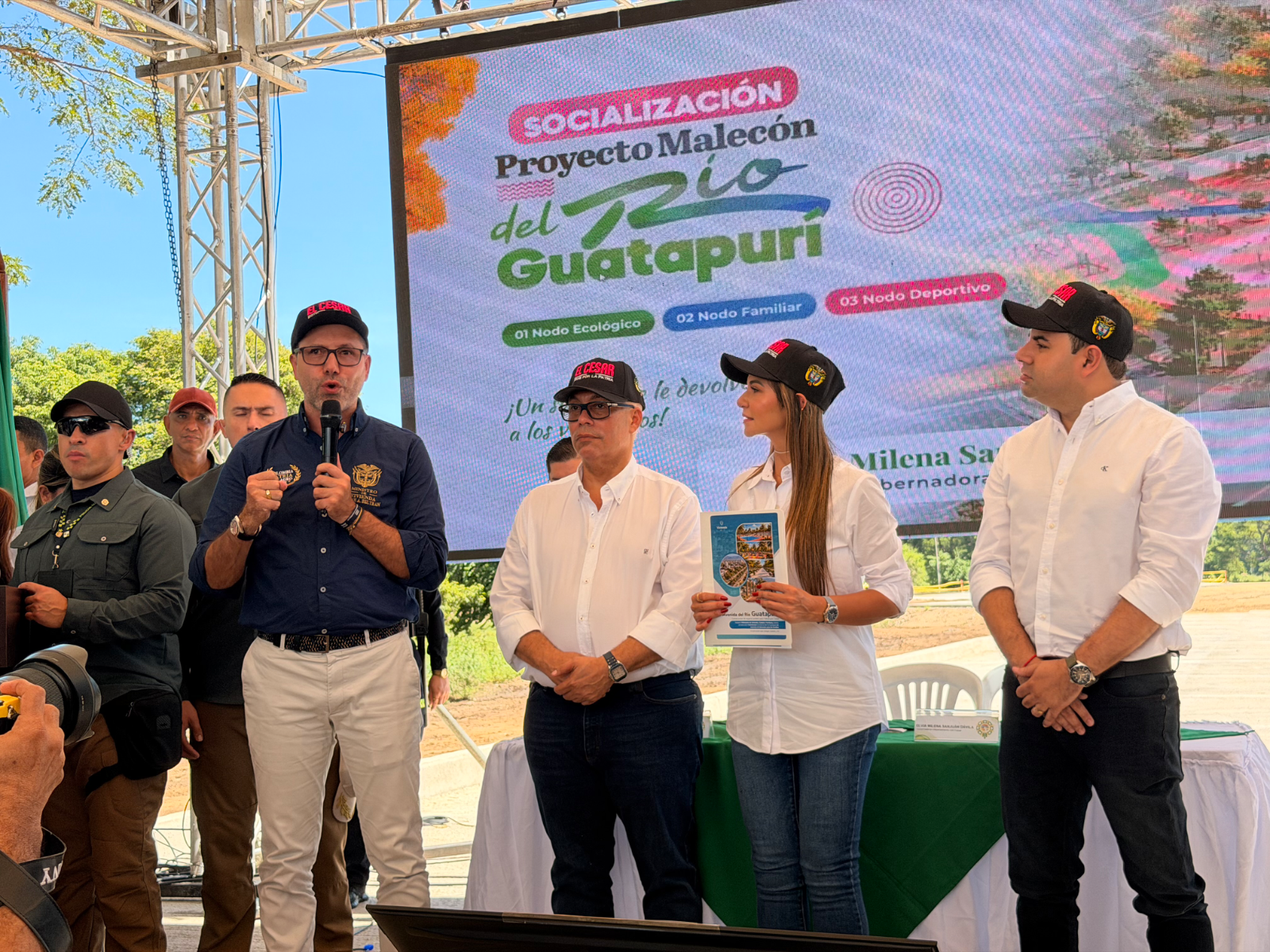 Ministro de Vivienda entregó viabilidad técnica para el Malecón del río Guatapurí en Valledupar