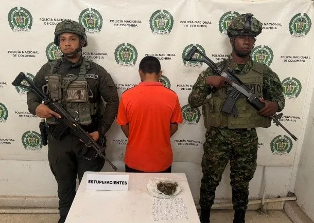 Capturan a joven con marihuana y cocaína en Aguachica, Cesar