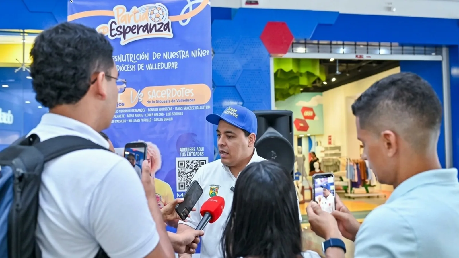 El fútbol se une por una causa social: estrellas del balompié colombiano jugarán el Partido de la Esperanza en Valledupar