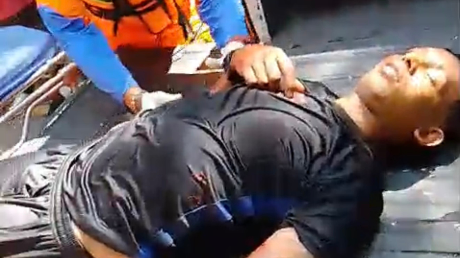 Ciudadano resultó lesionado en el balneario Hurtado