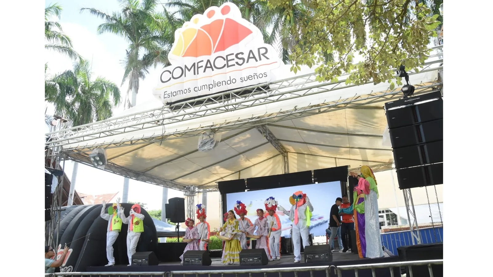 Comfacesar reunió diversión, salud y música en La Pedregosa: reportaron más de 800 atenciones médicas