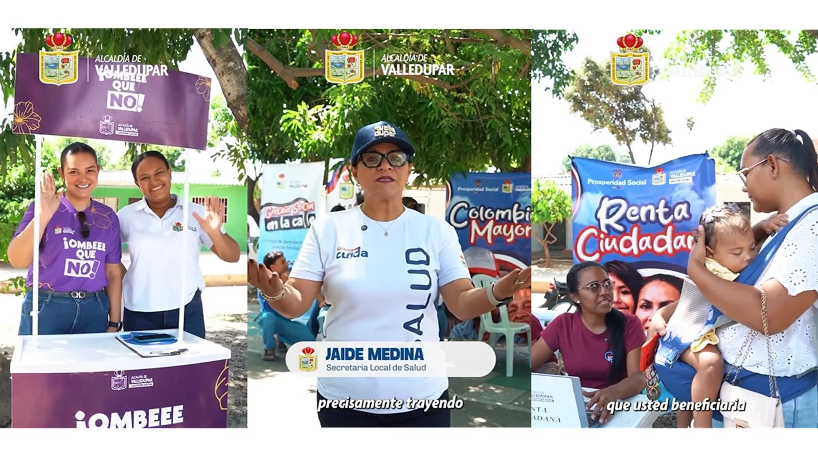 Más de 300 personas recibieron atención en jornada institucional en el barrio El Páramo de Valledupar