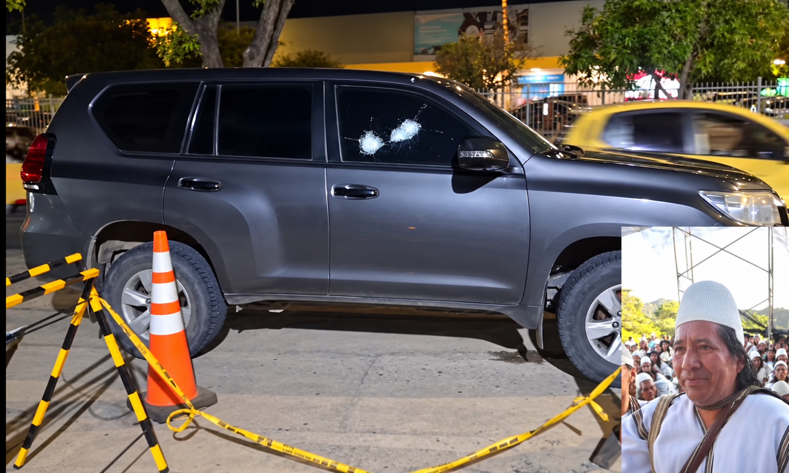 Disparan contra vehículo en el que se movilizaba el Cabildo Gobernador del Pueblo Arhuaco