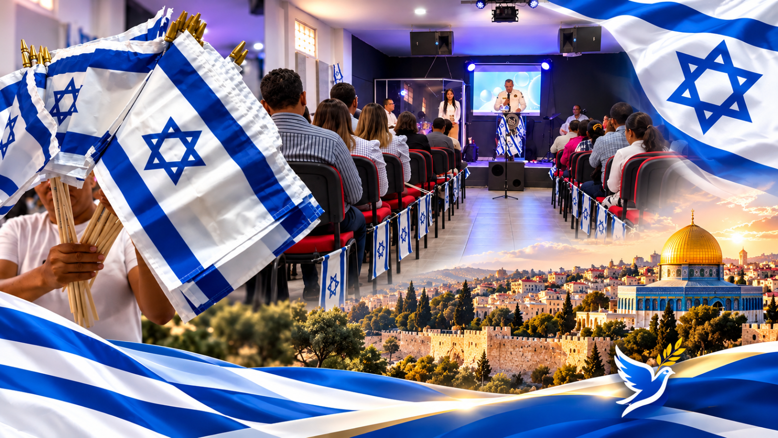 Iglesias del Cesar se unen a convocatoria internacional de oración por Israel